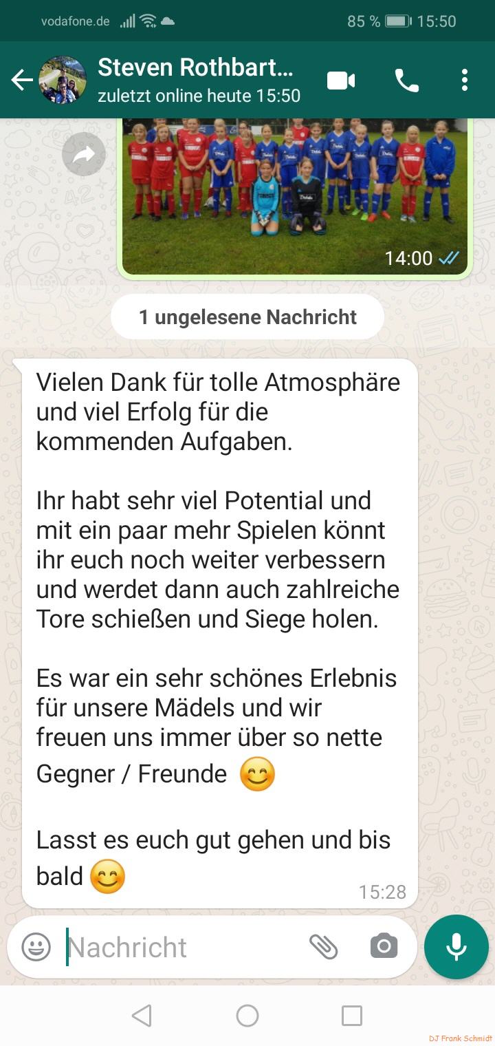 Ein Dankeschön vom HFC über Facebook